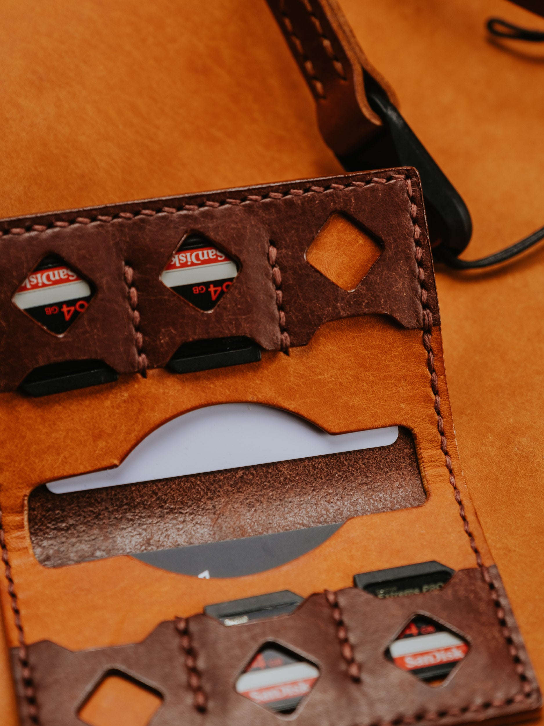 LVM SD CARD LEATHER WALLET