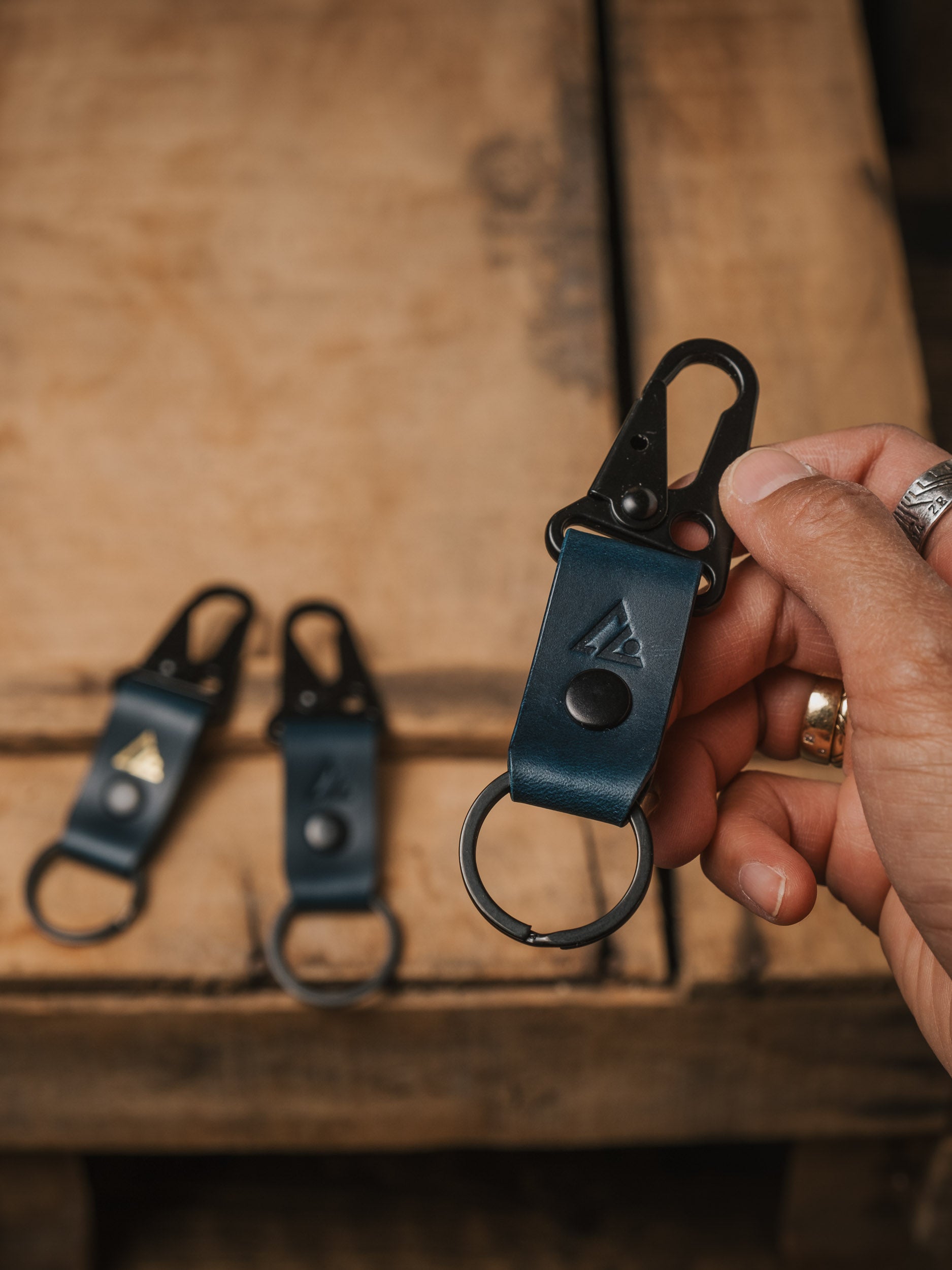 KEY CLIP WITH LEVER SNAP IRON