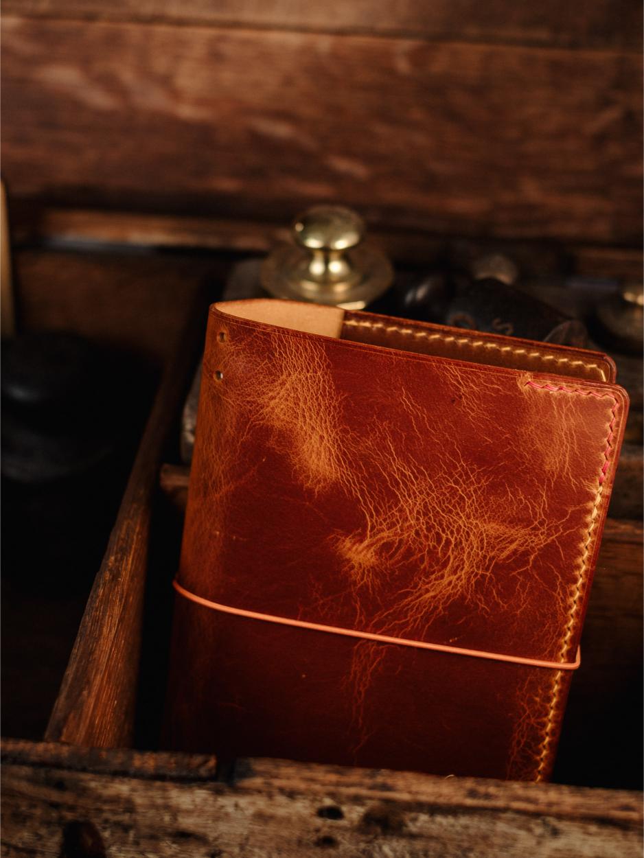 Field notes and passport holder