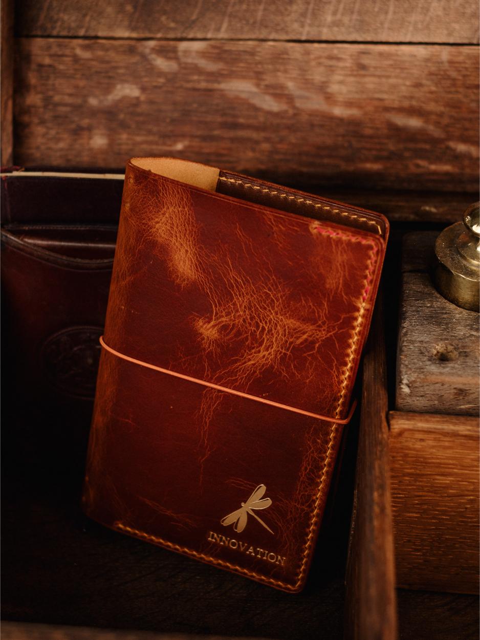 Field notes and passport holder