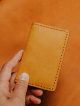 LVM SD Card Holder - Yellow & Chestnut - 2 TONE