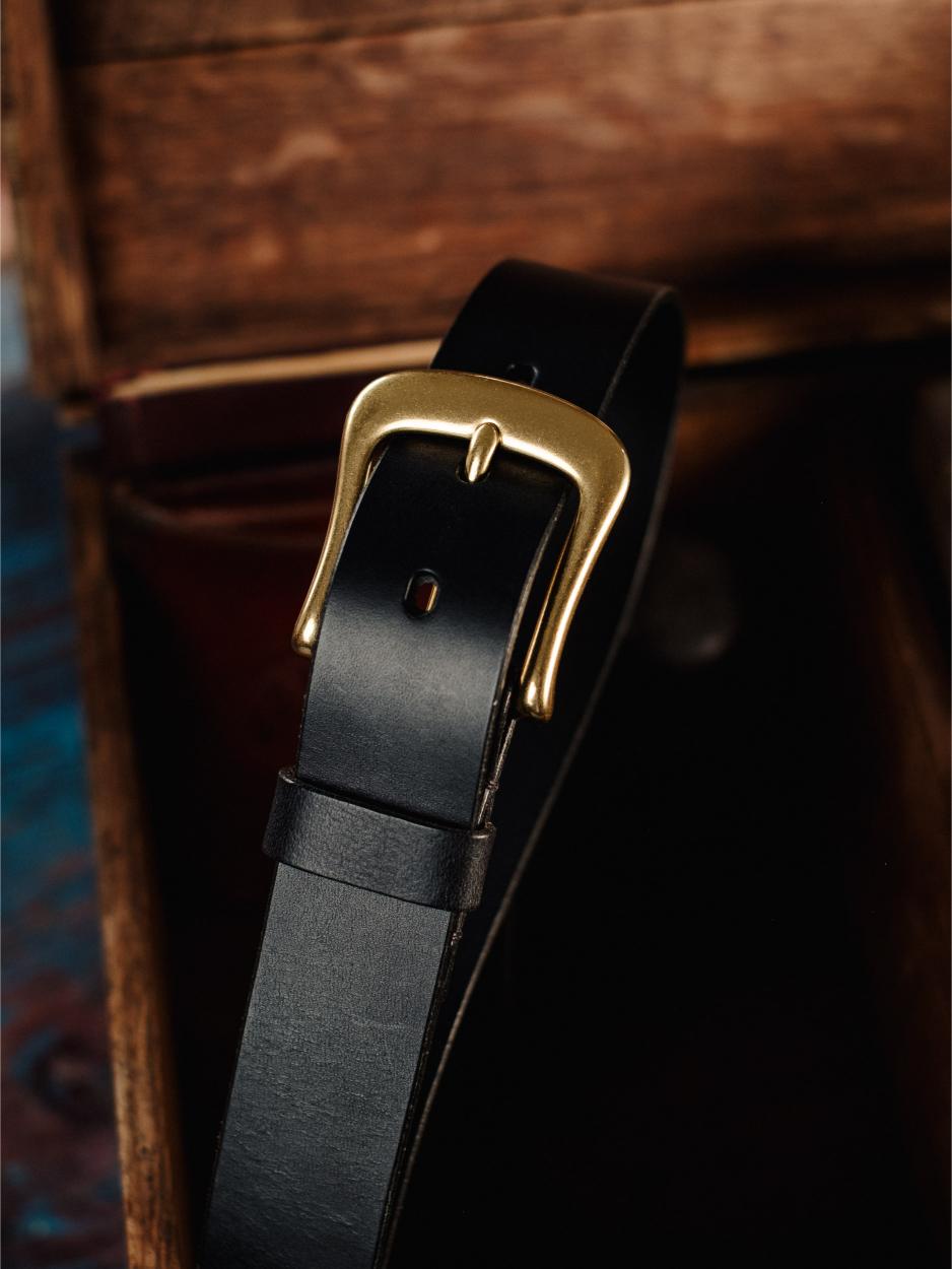 Leather Belt Bronze Nickel 32