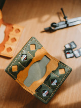 LVM SD cardholder - Mustard & Olive - 2 TONE